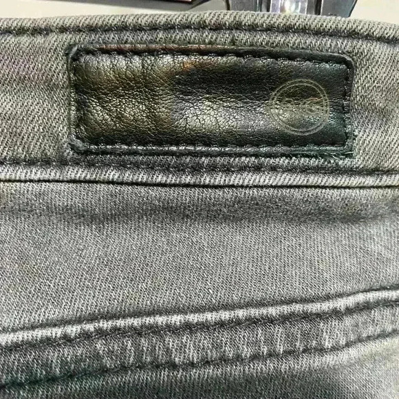 Adriano Goldschmied Women Stevie Capri Jeans 25 Charcoal Slim Straight Low Rise - Picture 8 of 12